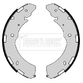Jeu de mâchoires de frein BORG & BECK OEM 26694YC000