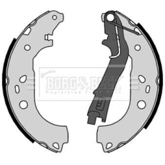 Jeu de mâchoires de frein BORG & BECK OEM 4241P0