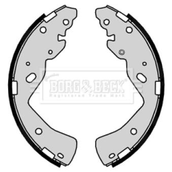 Jeu de mâchoires de frein BORG & BECK OEM 4509600