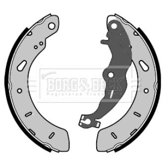 Jeu de mâchoires de frein BORG & BECK OEM 1833934