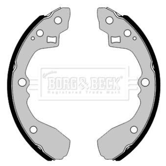 Jeu de mâchoires de frein BORG & BECK OEM 58315FDA00