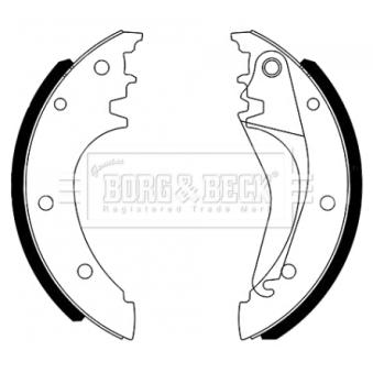 Jeu de mâchoires de frein BORG & BECK OEM 1906378