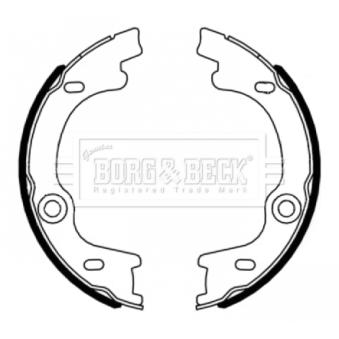 Jeu de mâchoires de frein BORG & BECK OEM 583501DA00