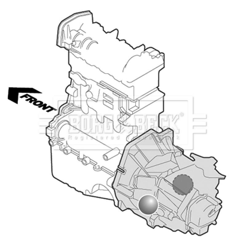 Support moteur BORG & BECK BEM3207 - Visuel 2