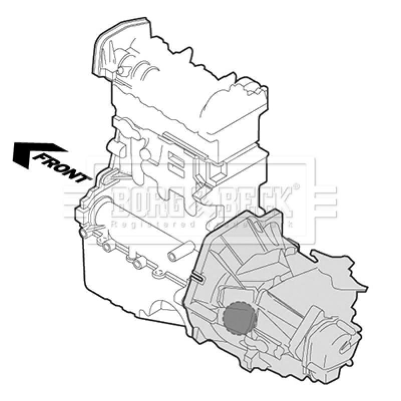 Support moteur BORG & BECK BEM3990 - Visuel 2