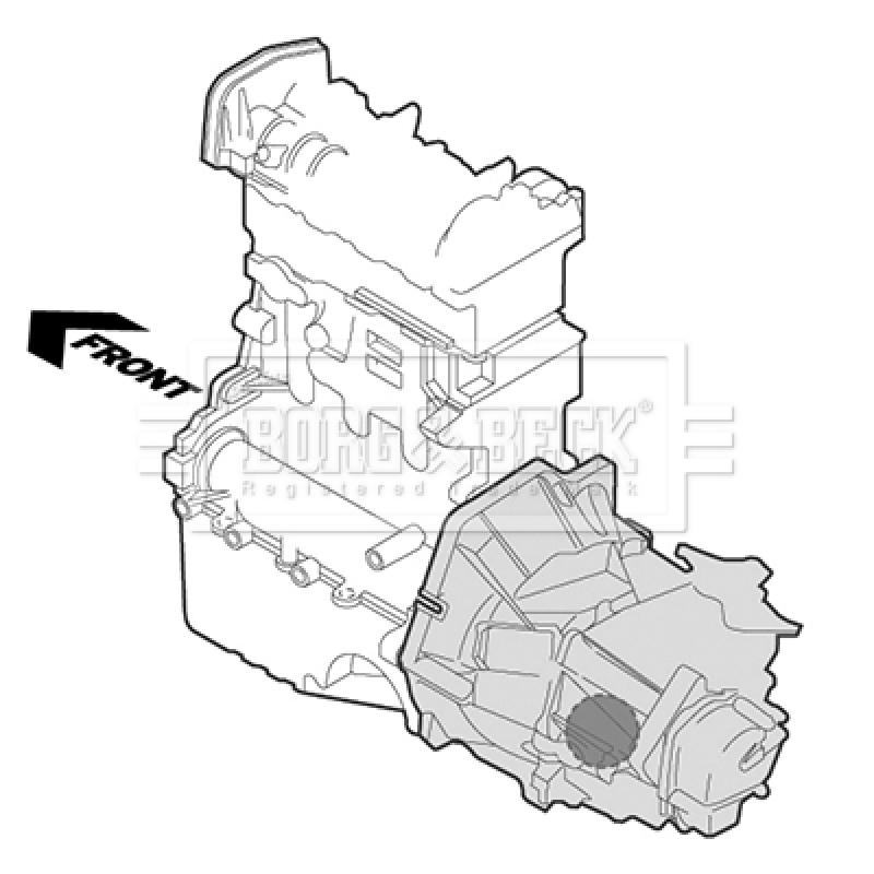 Support moteur BORG & BECK BEM4200 - Visuel 2