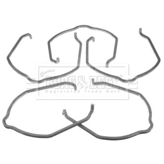 Bride de fixation, gaine de suralimentation BORG & BECK BHC2003