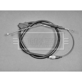 Tirette à câble, frein de stationnement BORG & BECK BKB1079