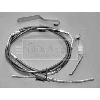 Tirette à câble, frein de stationnement BORG & BECK BKB1347