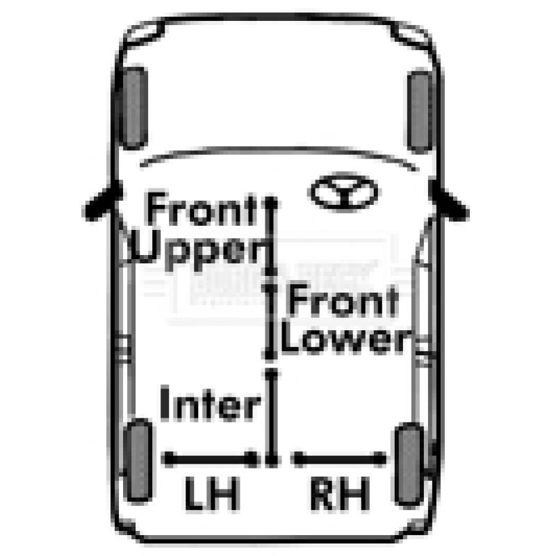 Tirette à câble, frein de stationnement BORG & BECK BKB1404 - Visuel 1