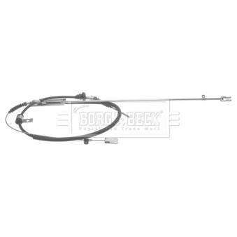 Tirette à câble, frein de stationnement BORG & BECK BKB1563