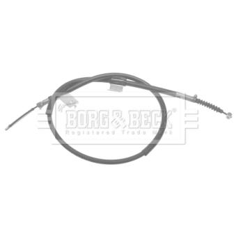 Tirette à câble, frein de stationnement BORG & BECK BKB1573