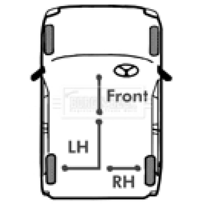 Tirette à câble, frein de stationnement BORG & BECK BKB1918 - Visuel 1
