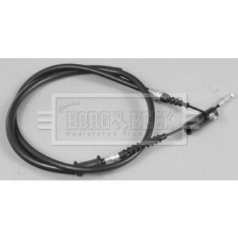 Tirette à câble, frein de stationnement BORG & BECK BKB1980