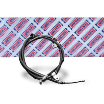 Tirette à câble, frein de stationnement BORG & BECK BKB2036