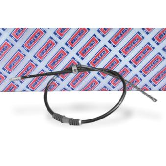 Tirette à câble, frein de stationnement BORG & BECK BKB2093