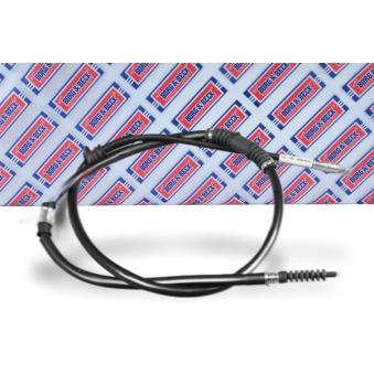 Tirette à câble, frein de stationnement BORG & BECK BKB2175