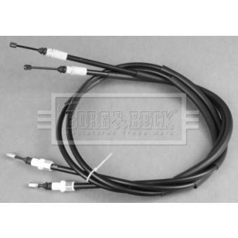 Tirette à câble, frein de stationnement BORG & BECK BKB2612