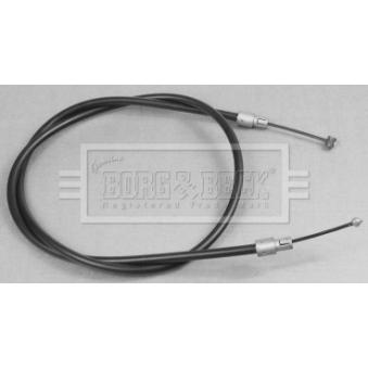 Tirette à câble, frein de stationnement BORG & BECK BKB2945