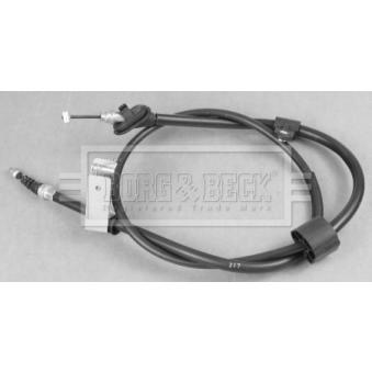 Tirette à câble, frein de stationnement BORG & BECK BKB3058