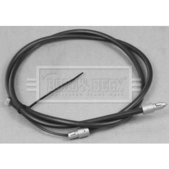 Tirette à câble, frein de stationnement BORG & BECK BKB3079