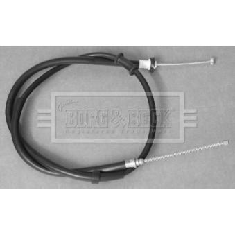Tirette à câble, frein de stationnement BORG & BECK BKB3202