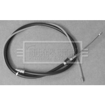 Tirette à câble, frein de stationnement BORG & BECK BKB3240