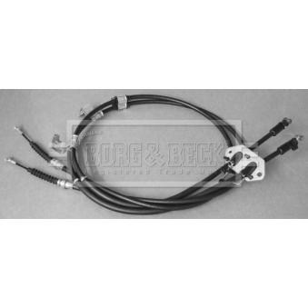 Tirette à câble, frein de stationnement BORG & BECK BKB3250