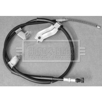 Tirette à câble, frein de stationnement BORG & BECK BKB3320