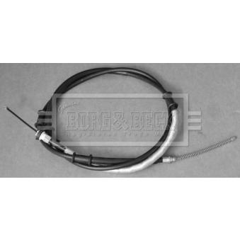 Tirette à câble, frein de stationnement BORG & BECK BKB3370