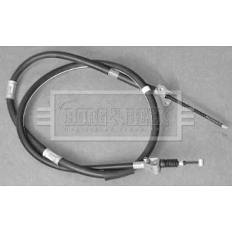 Tirette à câble, frein de stationnement BORG & BECK BKB3547