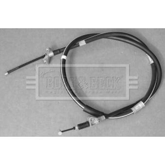 Tirette à câble, frein de stationnement BORG & BECK BKB3548