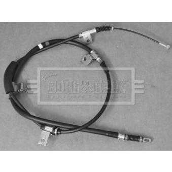 Tirette à câble, frein de stationnement BORG & BECK [BKB3590]