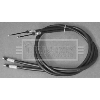 Tirette à câble, frein de stationnement BORG & BECK BKB3715