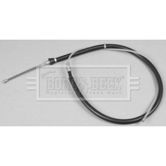 Tirette à câble, frein de stationnement BORG & BECK BKB3774