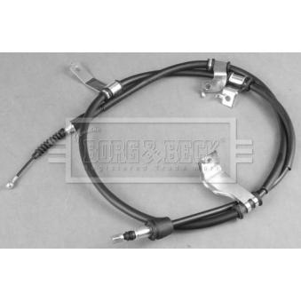 Tirette à câble, frein de stationnement BORG & BECK BKB3786