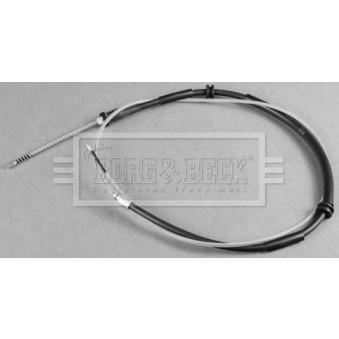 Tirette à câble, frein de stationnement BORG & BECK BKB3791