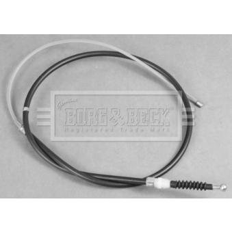 Tirette à câble, frein de stationnement BORG & BECK BKB3824