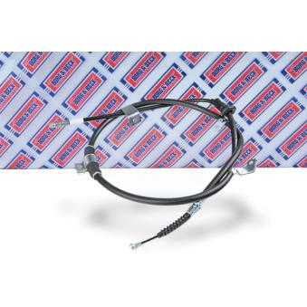 Tirette à câble, frein de stationnement BORG & BECK BKB3889