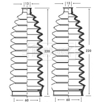 Joint-soufflet, direction BORG & BECK OEM 9014620096 Joint-soufflet, direction BORG & BECK OEM 9014620096
