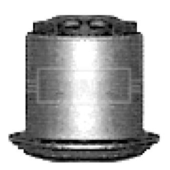 Silent bloc de suspension (train avant) BORG & BECK OEM 352340