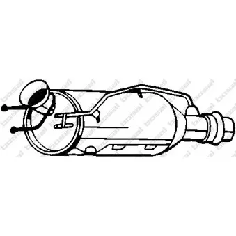 Filtre à particules / à suie, échappement BOSAL OEM 174006
