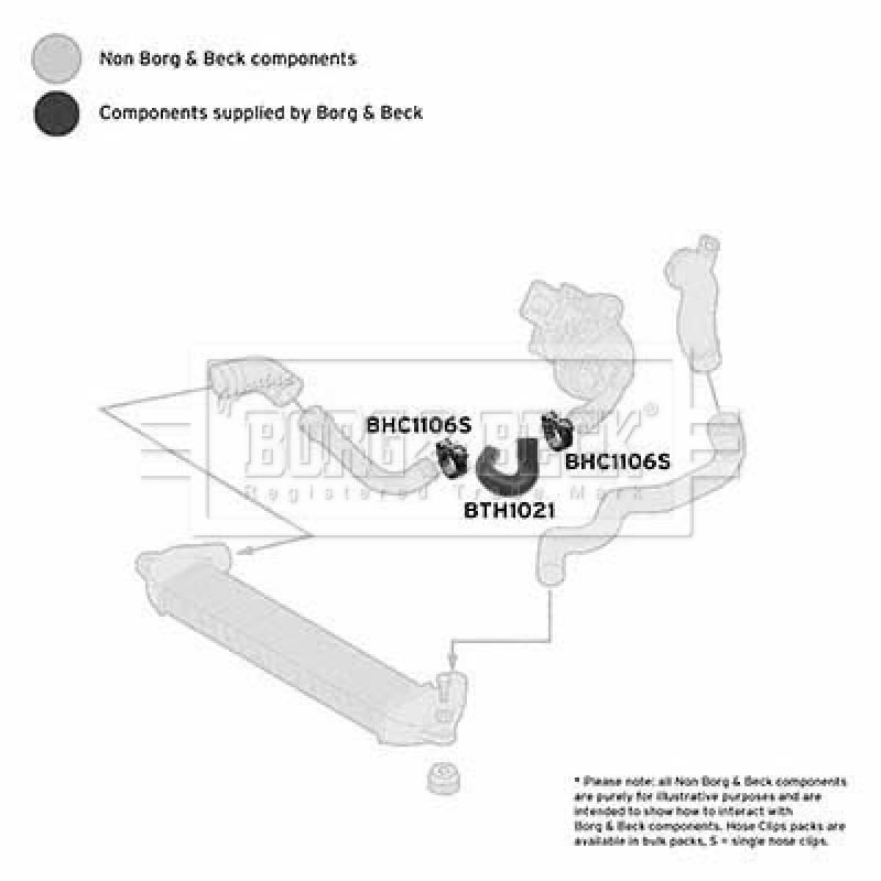 Gaine de suralimentation BORG & BECK BTH1021 - Visuel 2