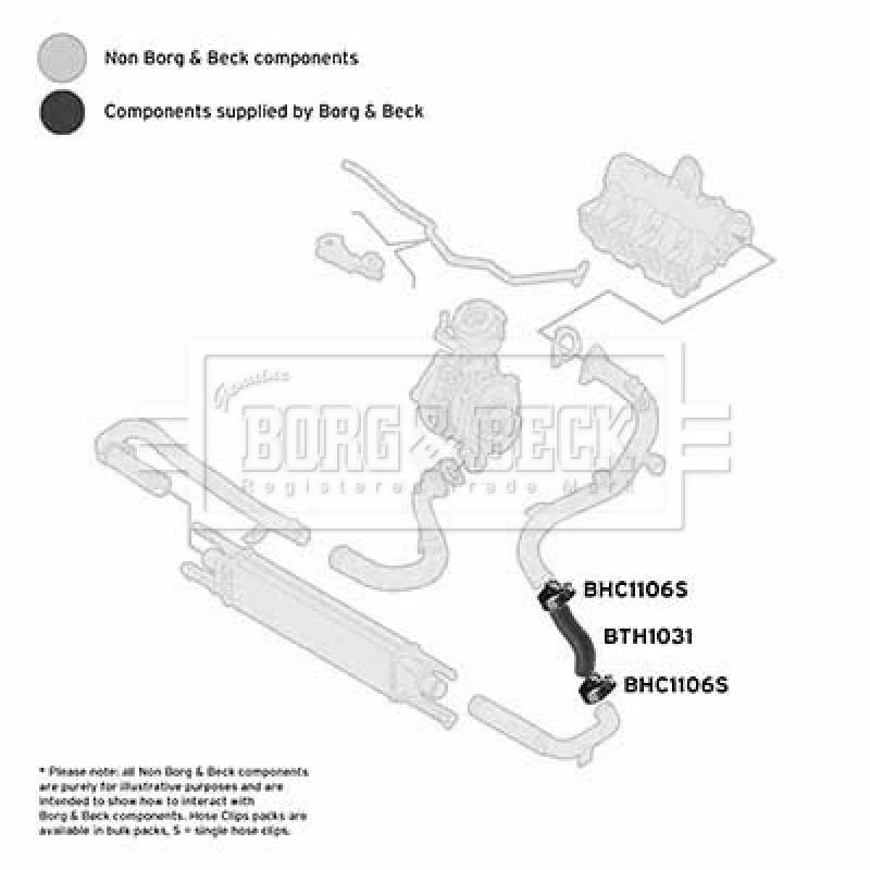 Gaine de suralimentation BORG & BECK BTH1031 - Visuel 2