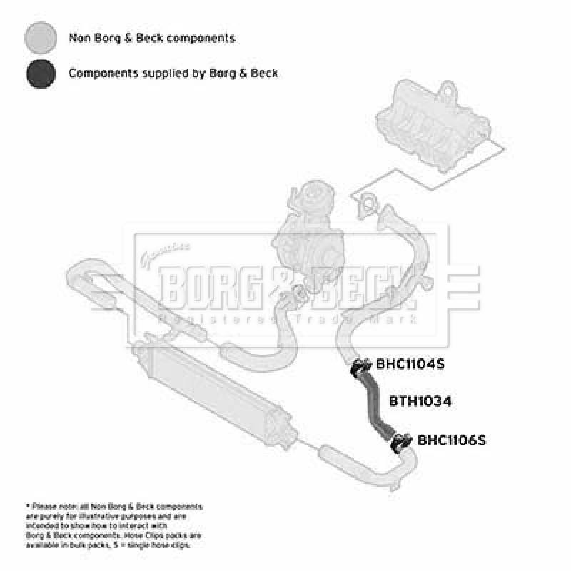 Gaine de suralimentation BORG & BECK BTH1034 - Visuel 2