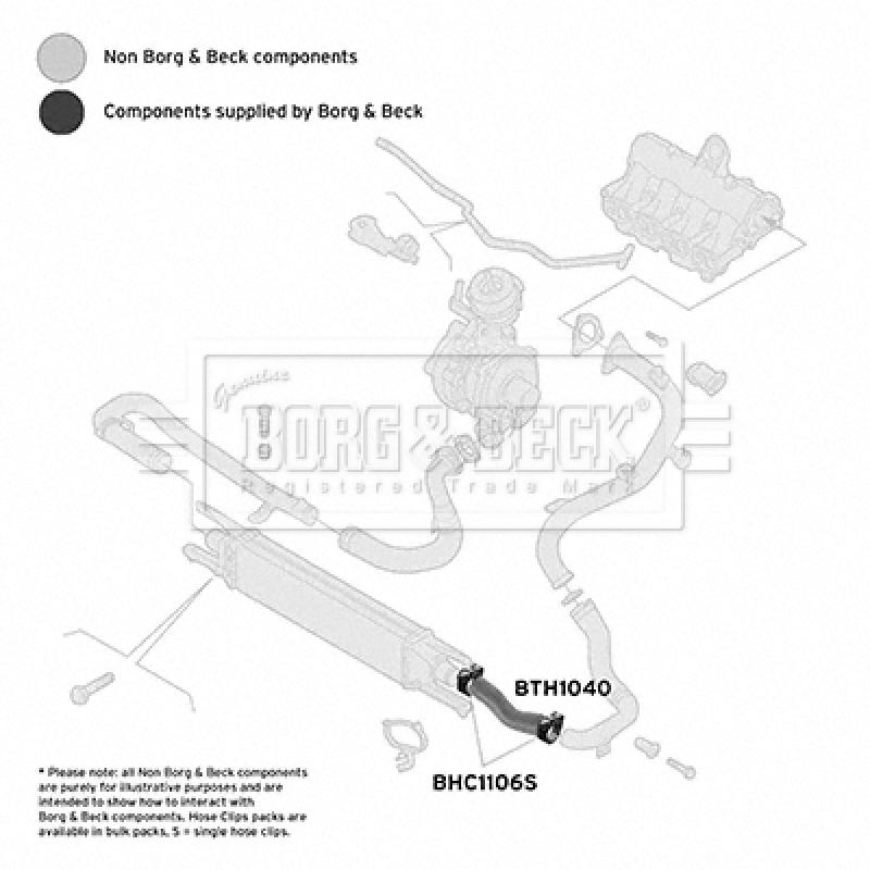 Gaine de suralimentation BORG & BECK BTH1040 - Visuel 2