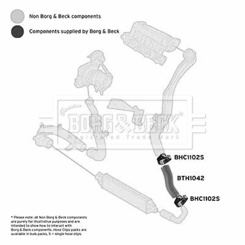 Gaine de suralimentation BORG & BECK BTH1042 - Visuel 2