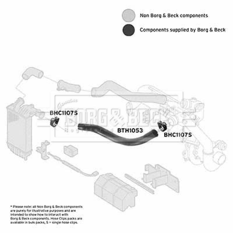Gaine de suralimentation BORG & BECK BTH1053 - Visuel 2