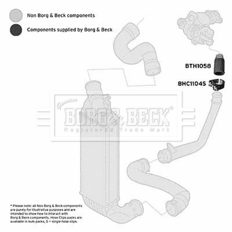 Gaine de suralimentation BORG & BECK BTH1058 - Visuel 2