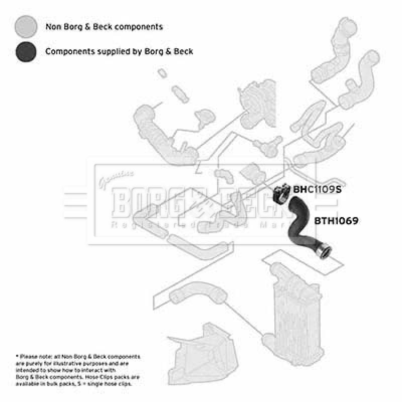 Gaine de suralimentation BORG & BECK BTH1069 - Visuel 2